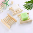 Natural Wooden Bamboo Soap Dish Tray Holder Storage Soap Rack Box