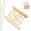 Natural Wooden Bamboo Soap Dish Tray Holder Storage Soap Rack Box