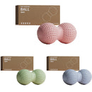 Peanut Massage Ball Foot and Muscle Relaxation Yoga Fitness Massage Tool - Pink