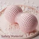 Peanut Massage Ball Foot and Muscle Relaxation Yoga Fitness Massage Tool - Pink