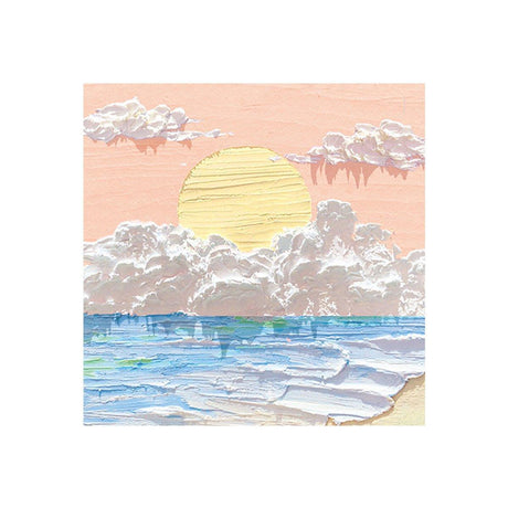 800 Sheets Colorful Oil Painting Sticky Notes Memo Pads Self-Adhesive Notes - 1#