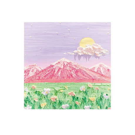 800 Sheets Colorful Oil Painting Sticky Notes Memo Pads Self-Adhesive Notes - 1#