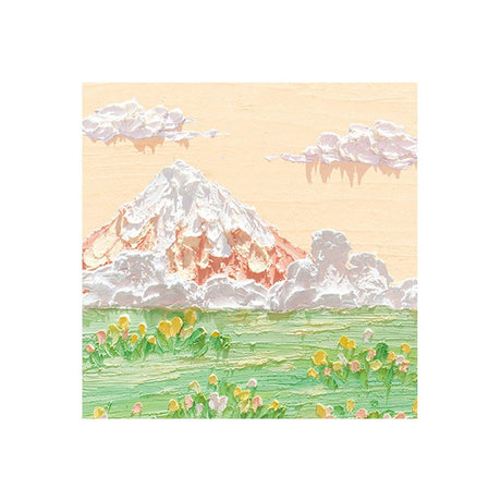 800 Sheets Colorful Oil Painting Sticky Notes Memo Pads Self-Adhesive Notes - 2#