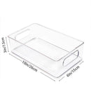 6pcs Transparent Fridge Organizer Storage Box for Kitchen and Food Organization