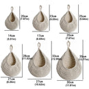 Cotton Rope Woven Storage Basket Wall Mount Fruit Vegetable Organizer Container - Max