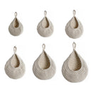Cotton Rope Woven Storage Basket Wall Mount Fruit Vegetable Organizer Container - Mini