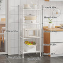 Multi-Layer Kitchen Storage Rack with Adjustable Feet and 38cm Layers