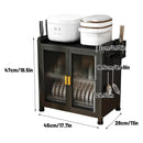 Multifunctional Kitchen Dish Storage Rack Large Capacity for Cutlery Holder