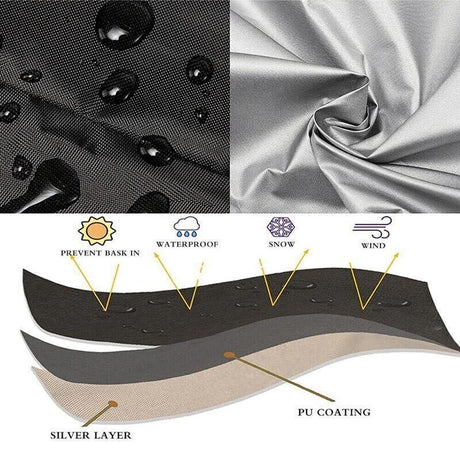 Waterproof Outdoor Storage Bag for Christmas Tree or Cushions Extra Large Size - 116*47*51CM