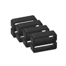 4/8pcs Watch Silicone Gel Ring Bracelet Rubber Bands for Men Women Fashion - 20mm-4pcs