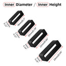 4/8pcs Watch Silicone Gel Ring Bracelet Rubber Bands for Men Women Fashion - 22mm-8pcs