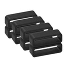 4/8pcs Watch Silicone Gel Ring Bracelet Rubber Bands for Men Women Fashion - 24mm-4pcs
