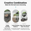 Fish Tank Aquascape Hoverstone Decoration Natural Rock Landscaping for Aquarium - S