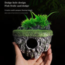 Fish Tank Aquascape Hoverstone Decoration Natural Rock Landscaping for Aquarium - S