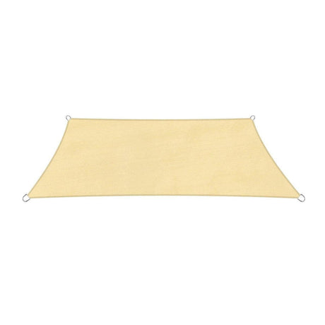 Outdoor Breathable Shade Sail Canopy Triangle Square Patio Garden Sun Shade - 2*4m（Rectangular）