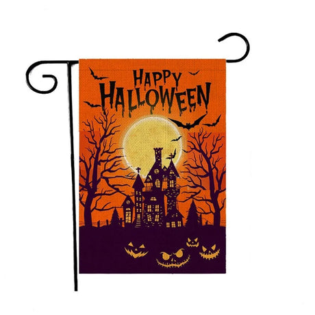 Christmas Halloween Garden Flag House Yard Decorative Double Sided Outdoor - Halloween 2
