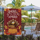 Christmas Halloween Garden Flag House Yard Decorative Double Sided Outdoor - Thanksgiving7