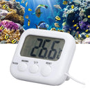 Digital Thermometer with Probe for Refrigerator Fish Tank Aquarium Temperature