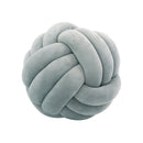 Three-Strand Braided Round Pillow Sofa Cushion Decorative Pillow for Living Room - Light Grey