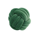 Three-Strand Braided Round Pillow Sofa Cushion Decorative Pillow for Living Room - Light Grey