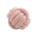 Three-Strand Braided Round Pillow Sofa Cushion Decorative Pillow for Living Room - Light Khaki