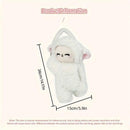 Car Tissue Box Multifunctional Hanging Drawer Box Cartoon Plush Sheep Design
