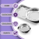 5PCS Stainless Steel Tool Tray Storage Set with Strong Iron-Grip Sturdy for Garage Workshop