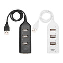 Multi Usb Hub 4 Port High Speed Slim Compact Expansion Smart Splitter Oz Au - White