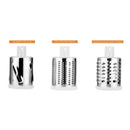 Kitchen Vegetable Fruit Slicer Cutter Shredder Food Manual Rotary Grater Chopper - Green