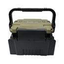 Multifunctional Fishing Tackle Box Portable Gear Storage Case Organizer Tool Box - Green