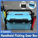 Multifunctional Fishing Tackle Box Portable Gear Storage Case Organizer Tool Box - Green