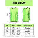 6X Sports Training Bibs Soccer Vests Group Team Bibs Basketball Cricket Football - Pink-M