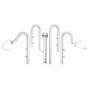 Aquarium Glass Inlet Outlet Pipe Fish Tank Filter Oil Film Remover Plant Holder - Oil removal inlet-12mm