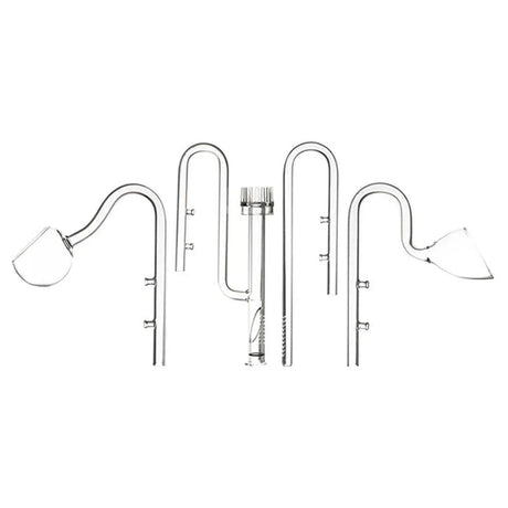 Aquarium Glass Inlet Outlet Pipe Fish Tank Filter Oil Film Remover Plant Holder - Oil removal inlet-12mm