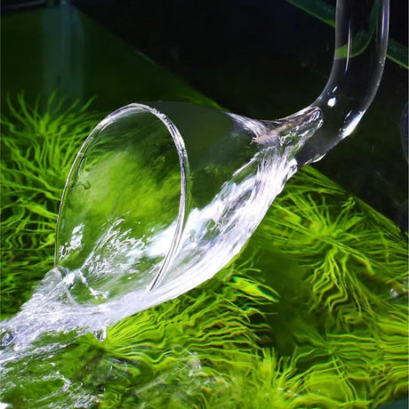 Aquarium Glass Inlet Outlet Pipe Fish Tank Filter Oil Film Remover Plant Holder - Oil removal inlet-12mm