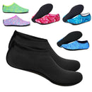 Unisex Water Shoes Slip On Aqua Socks Swim Surf Diving Yoga Exercise Reef Shoes - Blue-M