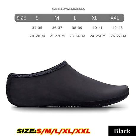 Unisex Water Shoes Slip On Aqua Socks Swim Surf Diving Yoga Exercise Reef Shoes - Green-XXL