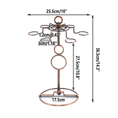 Wine Glass Rack Countertop Freestanding Stemware Rack Wine Glass Stand Racks