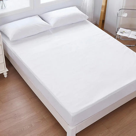 Waterproof Mattress Protector Fitted Sheet Bed Cover for Single King Single Double Queen - 99x190cm