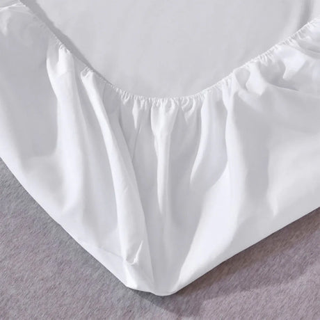 Waterproof Mattress Protector Fitted Sheet Bed Cover for Single King Single Double Queen - 99x190cm