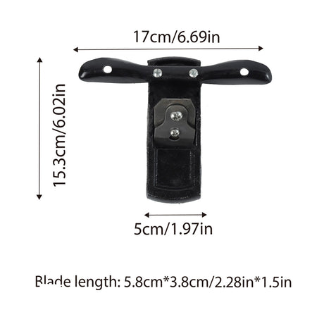 Mini Handheld Cast Iron Woodworking Planer Manual Flat Trimming Smoothing Tool
