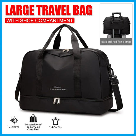 Yoga Fitness Bag Outdoor Sports Travel Bag Large Capacity Gym Luggage Bag