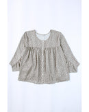 Azura Exchange Kimono Sleeve Ruched Blouse