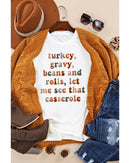 Azura Exchange Thanksgiving Slogan Graphic Tee - L