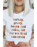 Azura Exchange Thanksgiving Slogan Graphic Tee - L