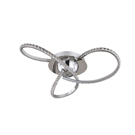 Irie Dimmable 3 Lights LED Ceiling Light - Chrome
