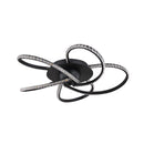 Irie Dimmable 5 Lights LED Ceiling Light - Black