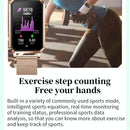 1.13 Inch Women's Smart Watch With Colour Screen & Health Tracking