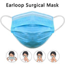 50x Disposable Surgical Face Mask Dust Mouth Guard 3 Ply Air Purifying
