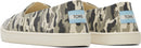 TOMS Womens Casual Canvas Slip On Sneakers Shoes Espadrilles Flats - Army Camo Camouflage - US 9
